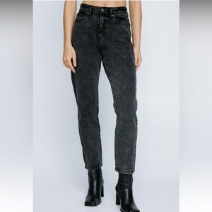NWT Nasty Gal Organic black denim jeans